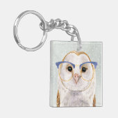 Forester met vier ogen | Wise Owl Sleutelhanger (Voorkant Links)