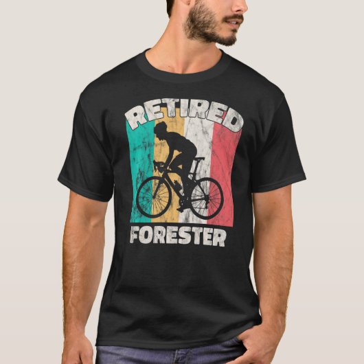 Forester pensioen in ruste t-shirt (Voorkant)