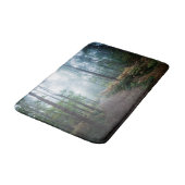 Forests | Dark Foggy Woods Norfolk UK Badmat (Gekanteld)