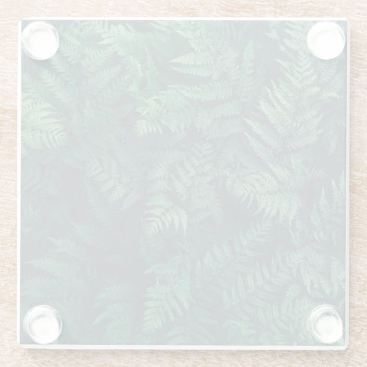 Forests | Woodland Ferns Glazen Onderzetter (Achterkant)