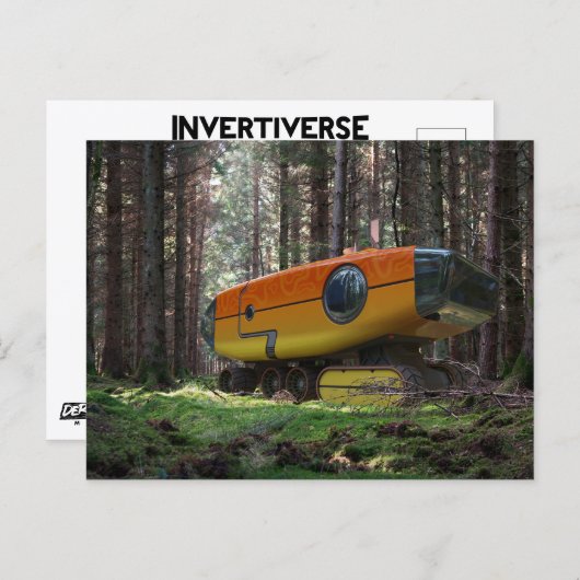 Forêt 3D RocketLodge - Carte postale (Devant / Derrière)