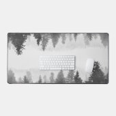 Forêt à miroir brun et blanc (Clavier et souris)