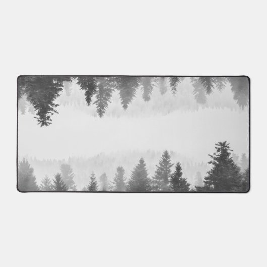 Forêt à miroir brun et blanc (Recto)