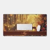 Forêt automnale dorée personnalisée (Clavier et souris)