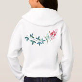 Forêt boisée Animaux Baby Fox in Floral Wreath (Dos)