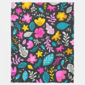 Forêt colorée 60x80 Couverture polaire (Devant)