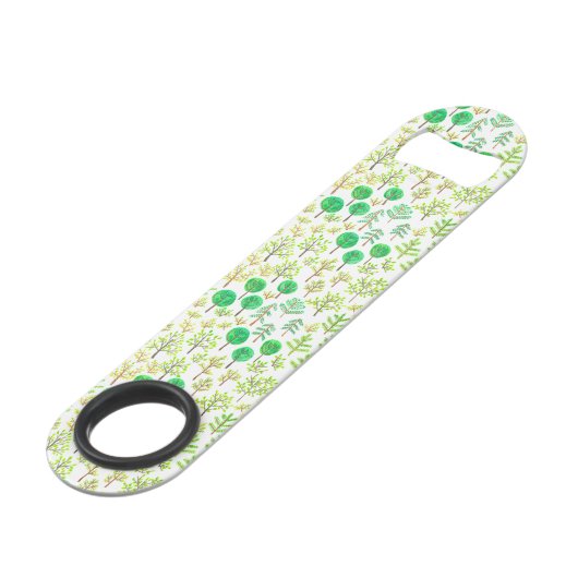 Forêt d'aquarelle en style doodé (Devant angulaire)