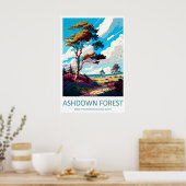 Forêt d'Ashdown Impression de voyage Art mural Ash (Cuisine)