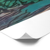 Forêt d'automne vibrante - Poster (Coin)