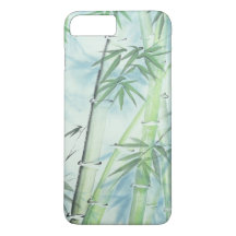 Forêt de bambou - Coque vert-coque iphone