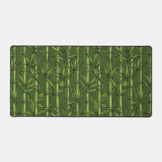Forêt de bambou en vert (Recto)