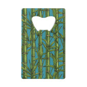 Forêt de bambou sur bleu (Devant)