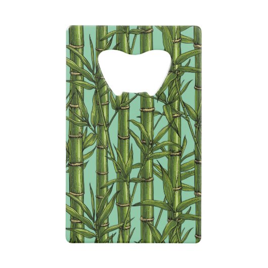 Forêt de bambou sur bleu clair (Devant)