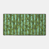 Forêt de bambou sur bleu clair (Recto)