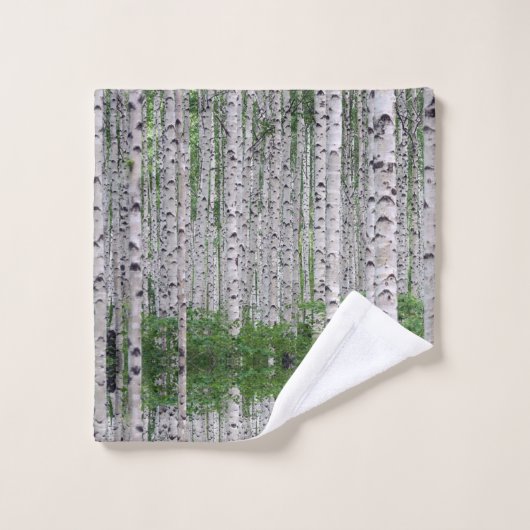 Forêt de Birch Nature (Gant de toilette)