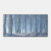 Forêt de bouleau radieuse enneigée (Recto)