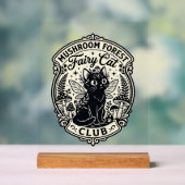 Forêt de champignons Fée Chat Drôle Chat Graphique (Neutre)