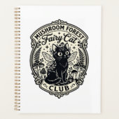 Forêt de champignons Fée Chat Drôle Chat Graphique (Devant)