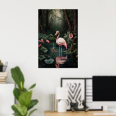 Forêt de flamants roses, Impression de rivière tro (Bureau à domicile)