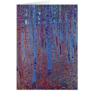 Forêt de hêtres par Gustav Klimt, Art Nouveau Vint