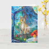 Forêt de la vie, carte du lion de Tim (Fleur jaune)