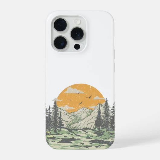 Forêt de montagne rustique moderne (Verso)