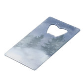 Forêt de neige en hiver Zippo Lighter (Devant Angle)