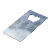 Forêt de neige en hiver Zippo Lighter (Dos Angle)