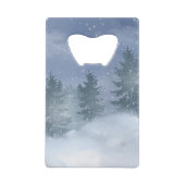 Forêt de neige en hiver Zippo Lighter (Dos)
