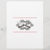 Forêt de pin de Noël menu de vacances en tête (Dos)