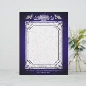 Forêt de pin de Noël menu de vacances en tête (Debout devant)