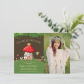 Forêt de région boisée, fée, invitations de photo (Debout devant)