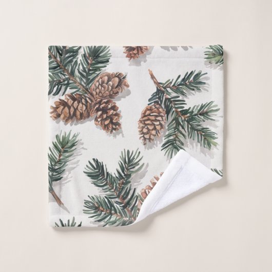 Forêt de Verdure Rustique (Gant de toilette)