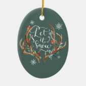 Forêt d'hiver, cabine en rondins, bois Ornement en (Devant)