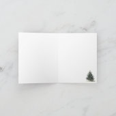 Forêt d'hiver dans une carte de billet pour jarre (Intérieur)