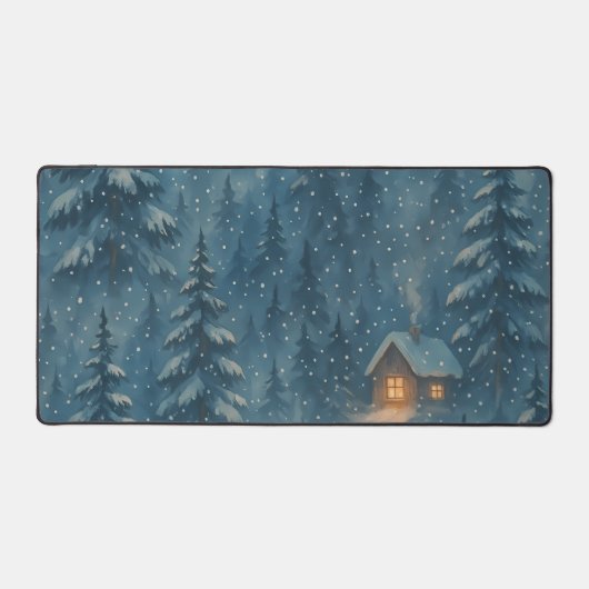 Forêt d'hiver de rêve couverture confortable (Recto)