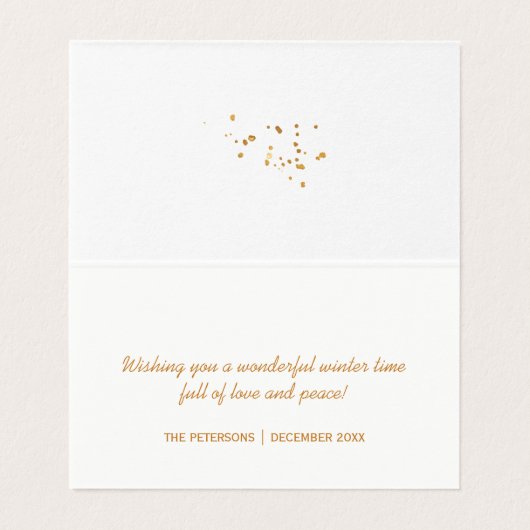 Forêt d'hiver moderne branches séchées vacances de (Inside Unfolded)