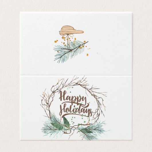 Forêt d'hiver moderne branches séchées vacances de (Outside Unfolded)