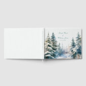Forêt d'hiver romantique Mariage Livre d'or (Complet)