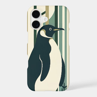 Forêt d'illustration de pingouin à crème verte d'o