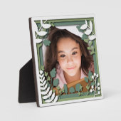 Forêt enchantée 3D Cadre photo Maman Plaque cadeau (Recto)