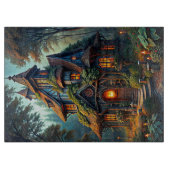 Forêt enchantée au-dessus de la planche à découper (Devant)