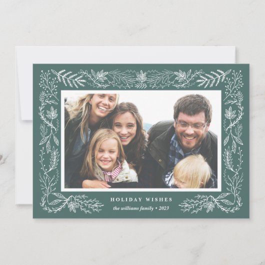 Forêt enchantée | Carte photo de vacances (Devant)