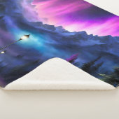 Forêt enchantée couverture Sherpa (3/4)