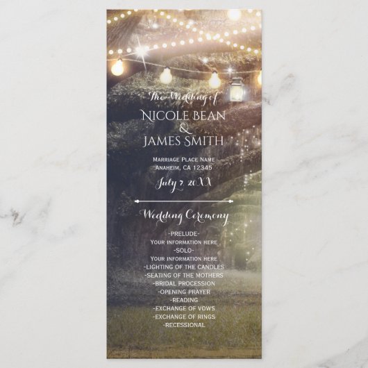 Forêt enchantée de Rustic Woods et programme de lu (Devant)