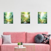 Forêt enchantée - Pépinière aquarelle (Salon)