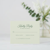 Forêt Enchantée  RSVP Mariage Vert (Debout devant)