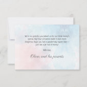 Forêt enchantée Wild Un garçon Invitation d'annive (Dos)