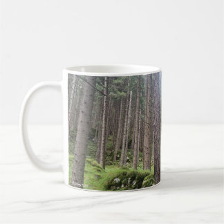 Forêt Ensoleillée - Tasse de Photographie de Bois