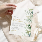 Forêt Eucalyptus Faire-part de mariage de verdure